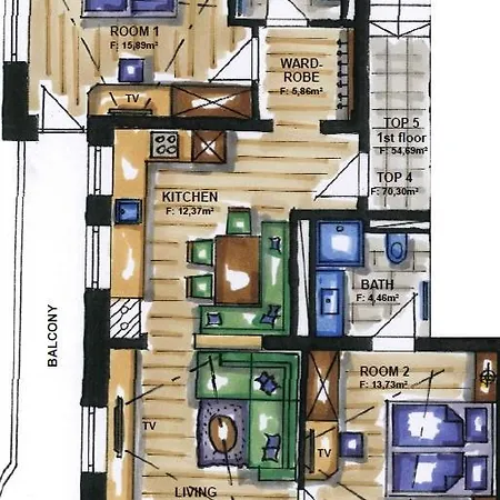 A Casa Aquamarin Daire *