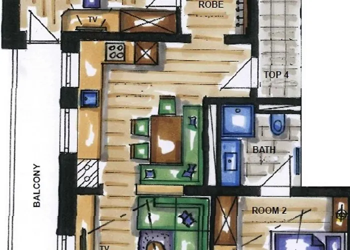 Apartment A Casa Aquamarin