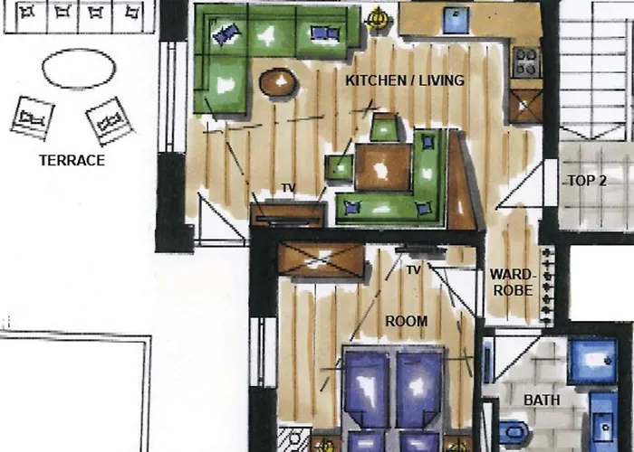 A Casa Aquamarin Apartament Sölden