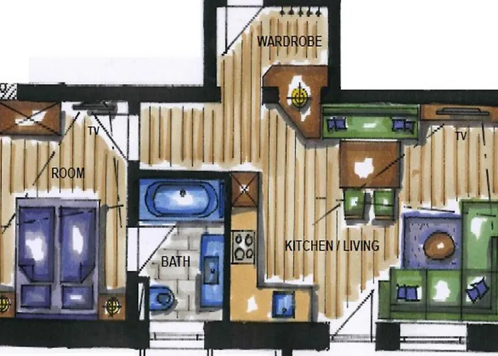 A Casa Aquamarin Daire *